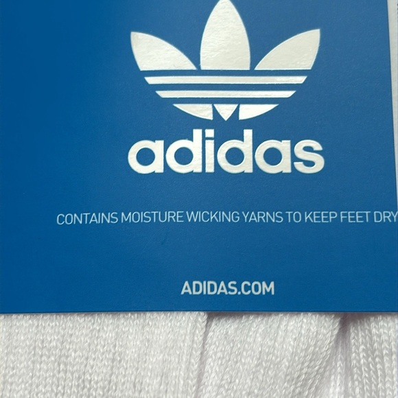 New Adidas Socks Package Men’s 6 Pair White Crew Socks Casual Athletic Sz 6-12 - Picture 10 of 12